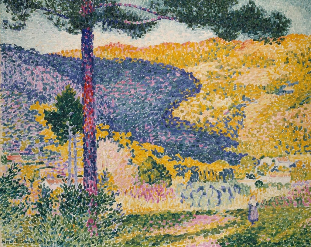 Valle con abete, ombra sulla montagna - Metropolitan Museum of Art, New York